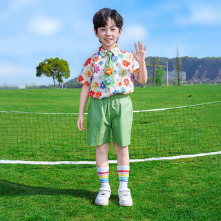 Ultraman boys short sleeve suit summer 2025 new handsome children korean style shirt three-piece set boys summer clothes trendy clothes boys suit + tie 100 cm