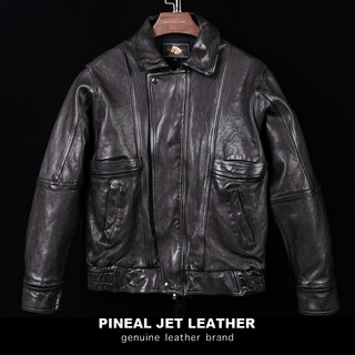 Haosong pjl new american style 70s retro hong kong style-561 old expanded sheepskin pilot black 2xl (10jin jin is equal to less than 0.5kg)