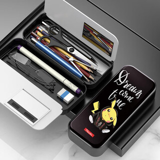 Inofen internet celebrity pencil case pikachu pencil case pencil case multi-functional pokémon pencil case primary school student junior high school student pencil case student stationery pikachu b