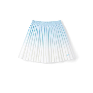 Peak gradient pleated skirt blue and white 110