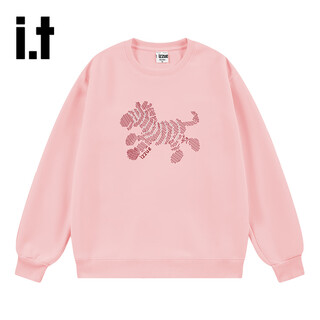 Izzue hong kong i.t retro long-sleeved round neck pullover sweatshirt for men and women spring and autumn new casual fashion versatile clothes