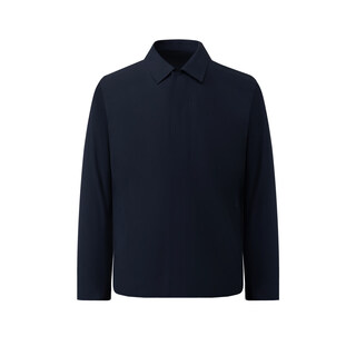 Deshasha men's short lapel executive jacket 2026 spring new casual thin top jacket men navy l