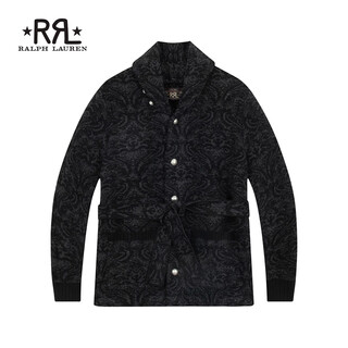 Rrl men's spring 26 ranch style knitted cardigan rl95611 001-multicolor s