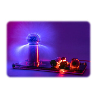 9v/3a super mini artificial lightning generator 5cm tesla coil arc fountain scientific experiment equipment artificial lightning generator