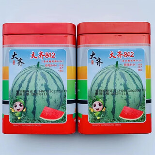 Linpan bingtang qilin king watermelon seed shenhe daqi 8424 extremely early maturity, high sugar, crack-resistant and transportable, field and greenhouse planting daqi 8424 watermelon 1000 capsules