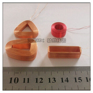 Hollow induction coil self-adhesive coil electronic toy coil inductor coil card reader coil copper coil factory