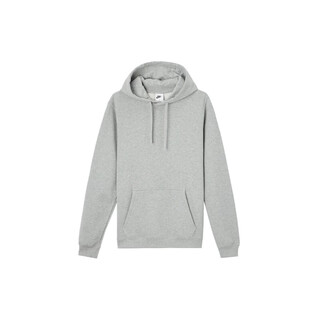 Nike solid color sports casual pullover hooded sweatshirt for men gray gray m