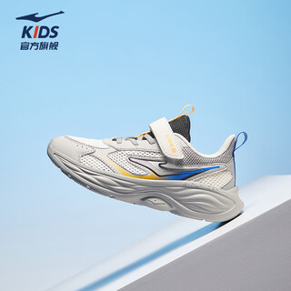 Hongxing erke (erke) children's shoes, boys' running shoes, girls' 26 summer new mesh breathable casual shoes, children's running shoes | whale leap 2 microcrystalline white/cloud gray/circulation gray 001 33