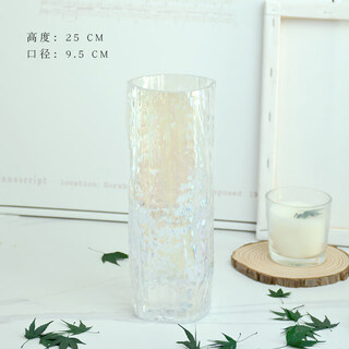 Sunflower dried flowers immortalized flower bouquet for living room decoration real flowers air-dried natural high-end light luxury table high colorful cylindrical glass vase-medium size