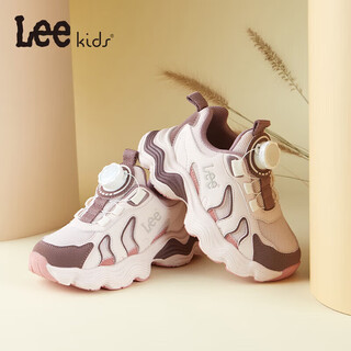 Lee children's shoes, spring children's sports shoes, girls' outdoor casual running shoes, men's and older children's mesh dad shoes, 50% off, pink 26, recommended foot length 155-160mm