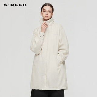 S.deersdeer women's fashion letter long down jacket s25482405 off-white xs