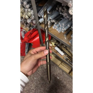 Rsrddy cobalt-containing high-speed steel twist drill m35 tapered shank extended drill bit zhejiang jingda mechanical drill bit cobalt-containing 11.7 blade length 350 mohs no. 1 shank