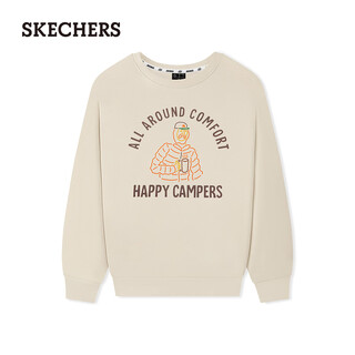 Skechers skechers unisex autumn and winter sweatshirt knitted pullover sweatshirt l325u106