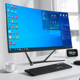 Bangsuo curved screen 24/27-inch all-in-one computer core i5i7 ruilong independent display high-end league of legends game office home desktop complete set 99 new and second-hand black curved screen 21 27 inches丨core i5 12400f丨graphics card 8g