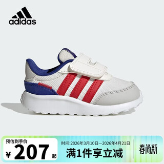 Adidas children's shoes 25 autumn boys' baby sports shoes run 70s retro style velcro mesh casual shoes jq9616
