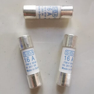 Siba fuse 16a 20a 25a 32a40a 50a63a 700v 30ka 14*51 16a one 14x51mm