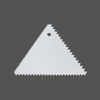 Mrf cake cream dough cutter silicone scraper panel handle cutter baking tool white triangle scraper
