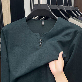 K-boxing men's wear (k-boxing) jiu sai mink clothing autumn new men's chinese style peach heart collar sweatshirt, skin friendly and comfortable, no pricks or itching, green m recommended 100-115 jin jin equals 0.5 kg