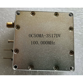 100mhz constant temperature crystal oscillator, sma output, high stability, low noise, 12v