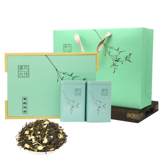 Ji ming xiang festival gifts, green tea gift box, tieguanyin biluochun jasmine tea maojian wooden box jasmine tea 250g
