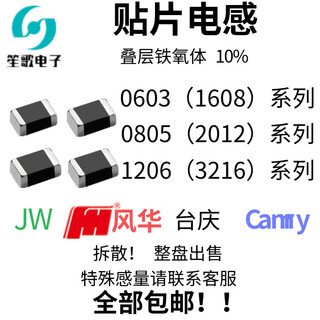 Chip inductor 0402 0603 0805 1206 47nh/1uh/4.7uh/10uh/22uh/ 1uh 100 pieces 0603(1608)