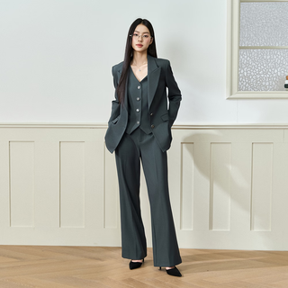 Traje de lady bird para el lugar de trabajo de las mujeres desplazamientos ligeros de lujo de alta gama traje legal chaqueta entrevista ropa formal