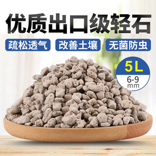 Pumice particles, pumice bowl bottom, orchid stone, comparable to hinata stone, succulent orchid pavement bottom, aquarium filter material, whole package, 6-9mm orchidaceae pumice, 5 liters, finely screened large particles