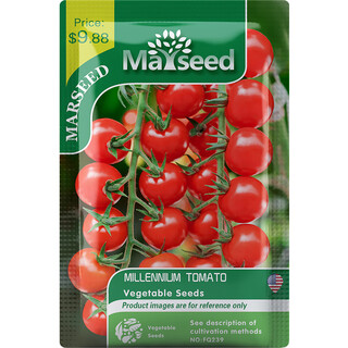 Imported sweet million sweet appetizer small cherry cherry tomato large tomato dwarf tomato seeds american super sweet millennium 20-30 f1 f1 high yield