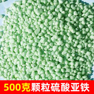 Ferrous sulfate flower fertilizer flower fertilizer soil improvement flower cultivation acid-loving plant potted soluble fertilizer 500g ferrous sulfate (granules) buy now