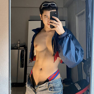 Orlvs men's seamless thong hip-clip waistless double-butt ultra-low-waisted sexy butt-lifting no-take-off back empty gay t-pants men 0 cow red l