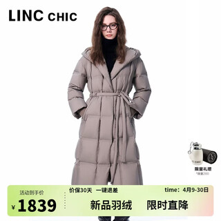 Jin yujie 2025 winter new hooded thickened down jacket women's long 90 duck down light warm jacket y25808261