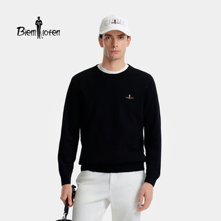 Biyinlefen 2025 new autumn and winter casual commuting style simple sheep wool skin-friendly soft versatile round neck cardigan for men