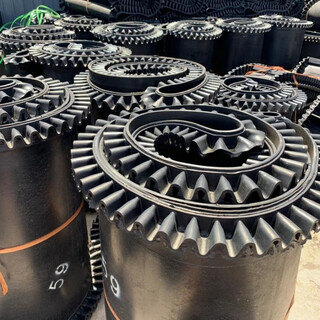 Ben xinnong customized rubber nylon conveyor belt herringbone pattern wear-resistant ring conveyor belt sand and gravel industrial heat-resistant high temperature skirt belt skirt ring conveyor belt 300mm