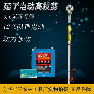 Rsrddy36 yanping electric pruner high-branch shears saw seedlings pruning cinnamon tree high-altitude telescopic shears 3 points 6 poles complete set including 60a pool