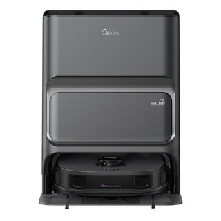 华凌美的V12灵眸扫地机器人家用智能一体机自动集尘精准避障 V12黑色水箱版