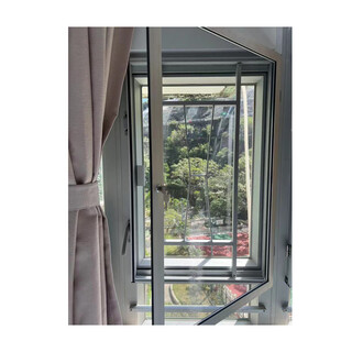 Huili's custom buckle installation high-definition mesh window anti-cat mesh gold steel mesh anti-mosquito screen hong kong-style window grille anti-theft window invisible mesh with window grille without removing the window grille and adding bottom 50x100cm