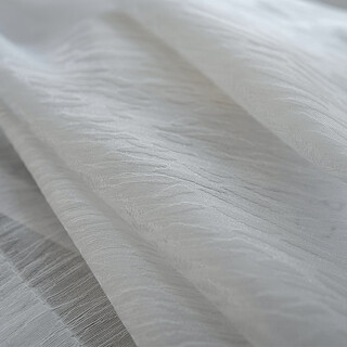 Huili's customized internet celebrity high-end galaxy yarn is light-transparent and opaque. sunscreen gauze curtains. light luxury high-end french dream curtain. galaxy yarn white. customized without processing per meter. raw edges.