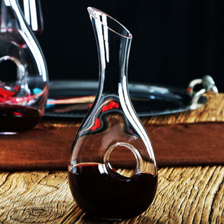 Rockybell crystal glass red wine decanter household wine dispenser wine container wine jug wine pourer snail small model 500ml 1 piece