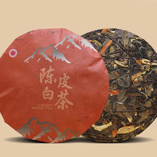 Fragrant food, ten blessings, fuding white tea, tangerine peel, shoumei tea cake, alpine sun-dried jujube tea, fengxi 350g 350g