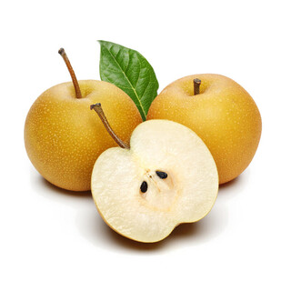 Directly picked from the origin, shandong laiyang qiuyue pear, 2 pieces, about 800g