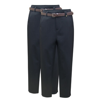 Eadodo trousers women's slim slit pencil pants 2025 new spring and autumn commuting ol professional trousers small leg trousers black s (recommended 85-99jin jin equals 0.5kg, without belt)