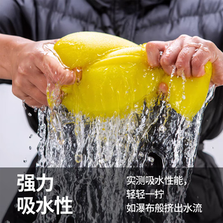 Yixin customized high, medium and low density sponge cushion large piece of oil-absorbing, water-absorbing, moisturizing and cooling cotton soft bag for backrest filling, water-absorbing yellow/white 10x6x4 cm (10 pieces)