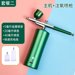 Peisheng oxygen injector home hydrating meter sprayer facial water essence imported into beauty salon used beauty instrument handheld portable birthday gift for girlfriend practical green oxygen injector upgraded version
