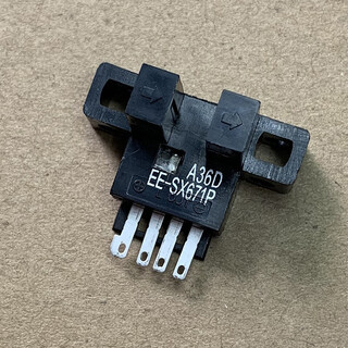 U槽型光电开关限位感应器EE-SX670/671R/672P/673/674A/75传感器 EE-SX671P PNP型控制正极 感应时灭指示 材料升级