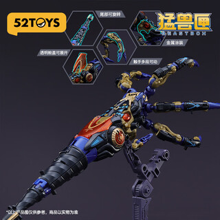 52toys beast box abyss spiral trendy guochuang mecha deformation assembly toy 14 years old and above has a good start to buy