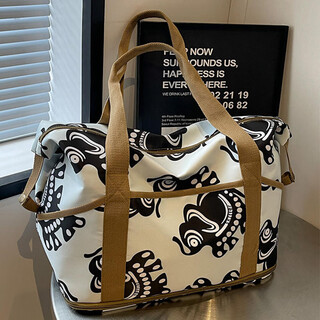 Xingxi large capacity travel packaging clothes luggage bag trolley bag lightweight short-distance business travel bag maternity hospital storage bag elephant style expandable shoe storage bag