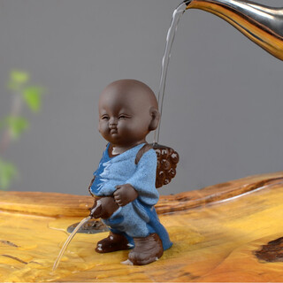 Yuxuan zisha tea pet spray urine children's ornaments boutique creative little monk can raise tea art tea tray tea accessories