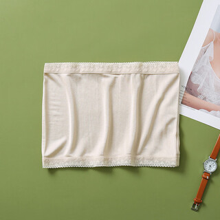 100% mulberry silk tube top bra strapless anti-slip inner anti-exposure vest glossy chest wrap women's summer bra