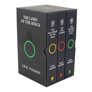 Spot english original external picture lord of the rings 3 volumes collection boxed the lord of the rings (3 book box set)