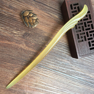 Self-defense horn hairpin modern simple retro style hanfu headdress long daily female ponytail hairpin about 15 to 17 cm high quality